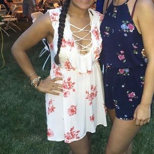 Cross cross summer dress